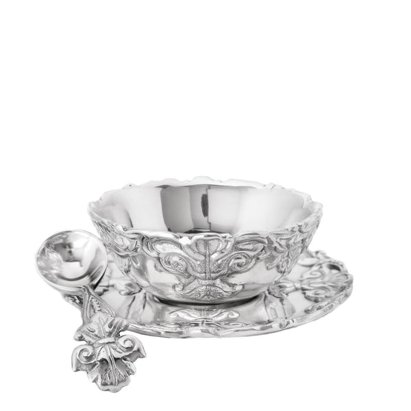 Arthur Court Serveware Arthur Court Condiment Server - Fleur-De-Lis