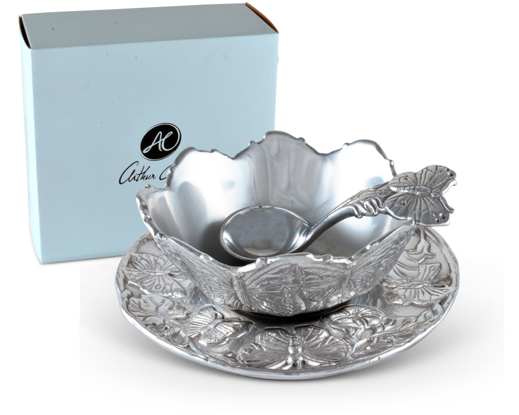 Arthur Court Serveware Arthur Court Condiment Set 3-piece - Butterfly