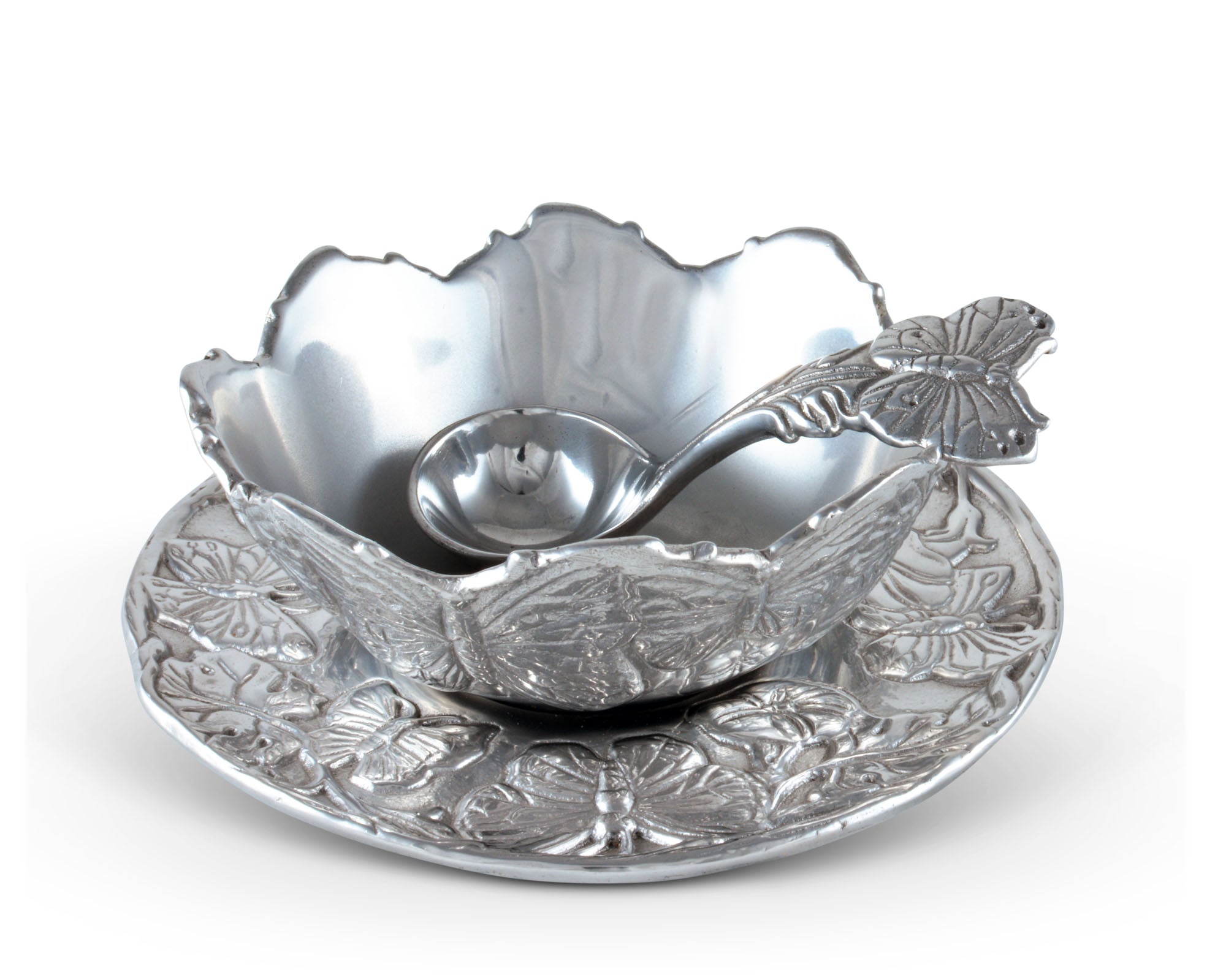 Arthur Court Serveware Arthur Court Condiment Set 3-piece - Butterfly