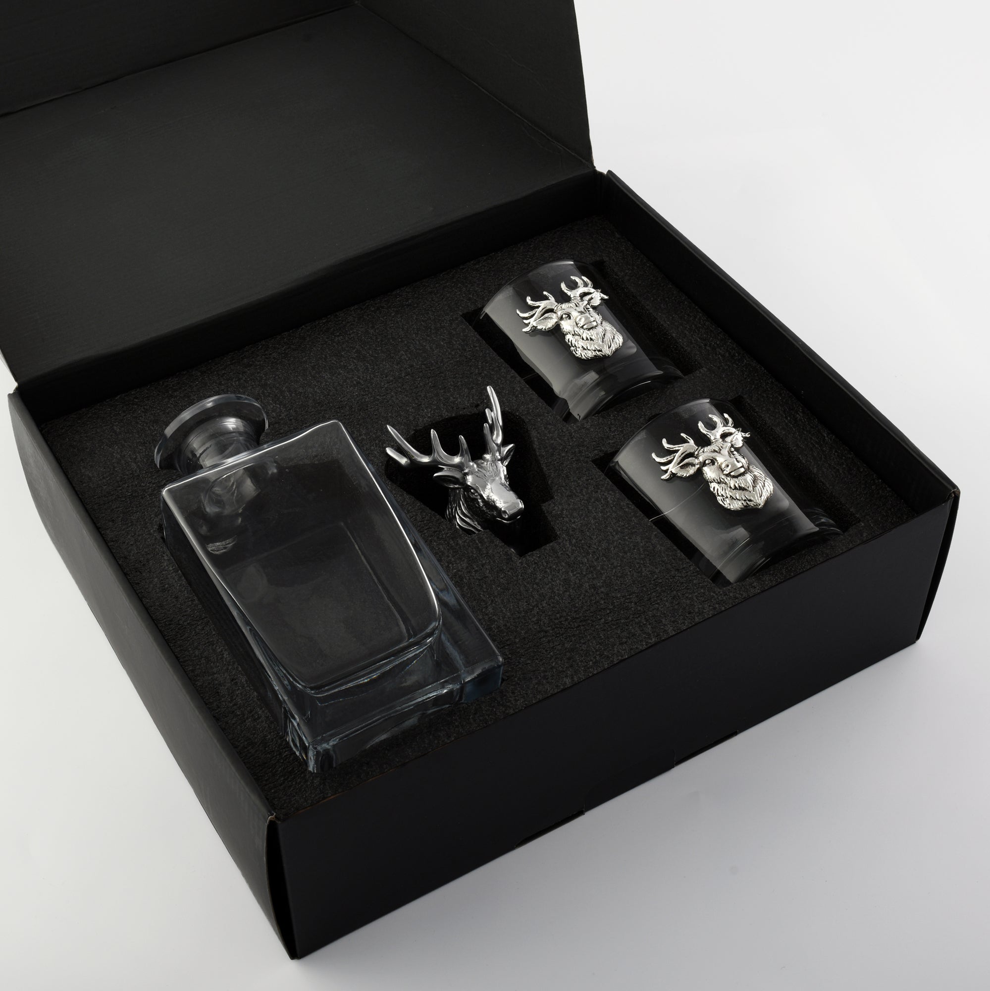 Arthur Court Serveware Arthur Court Decanter Set with glasses (2) - Elk