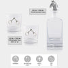 Arthur Court Serveware Arthur Court Decanter Set with glasses (2) - Equestrian