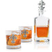 Arthur Court Serveware Arthur Court Decanter Set with glasses (2) - Fleur-de-lis