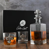 Arthur Court Serveware Arthur Court Decanter Set with glasses (2) - Fleur-de-lis