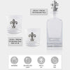 Arthur Court Serveware Arthur Court Decanter Set with glasses (2) - Fleur-de-lis