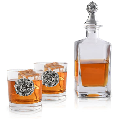 Arthur Court Serveware Arthur Court Decanter Set with glasses (2) - Western