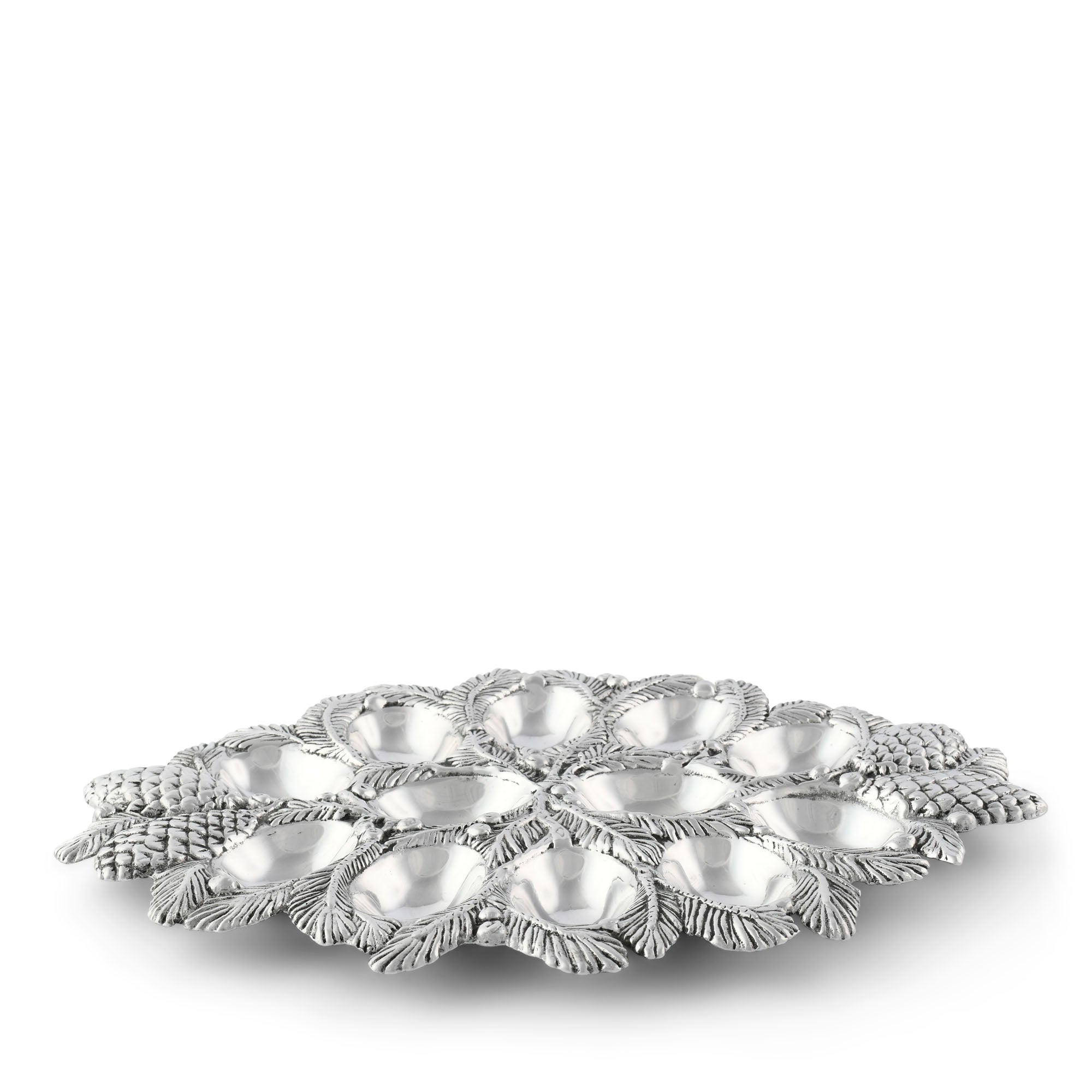 Arthur Court Serveware Arthur Court Deviled egg server - Pine Cone