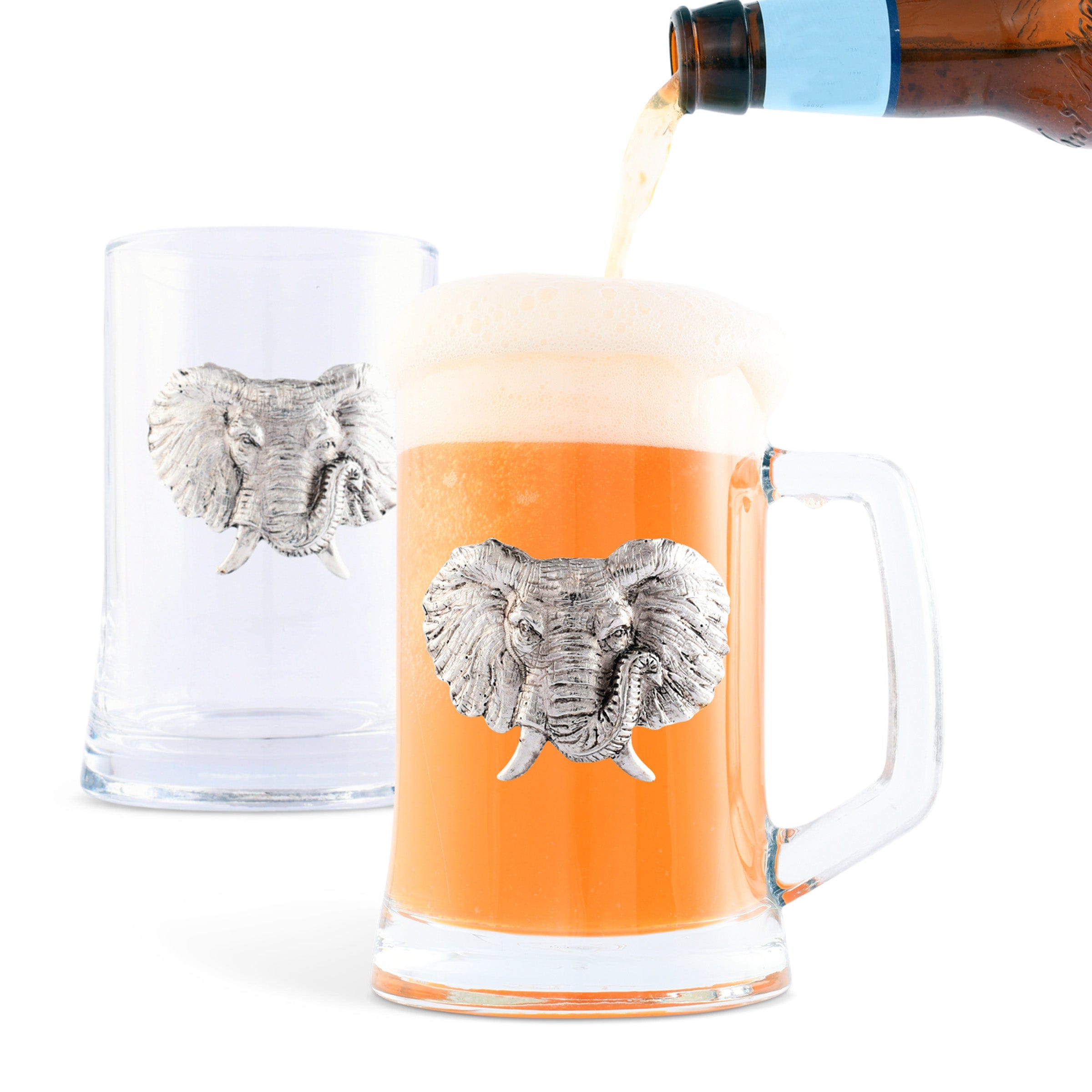 Arthur Court Serveware Arthur Court Elephant Beer Mugs - Set of 2