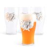 Arthur Court Serveware Arthur Court Elephant Beer Pint Glasses - Set of 4