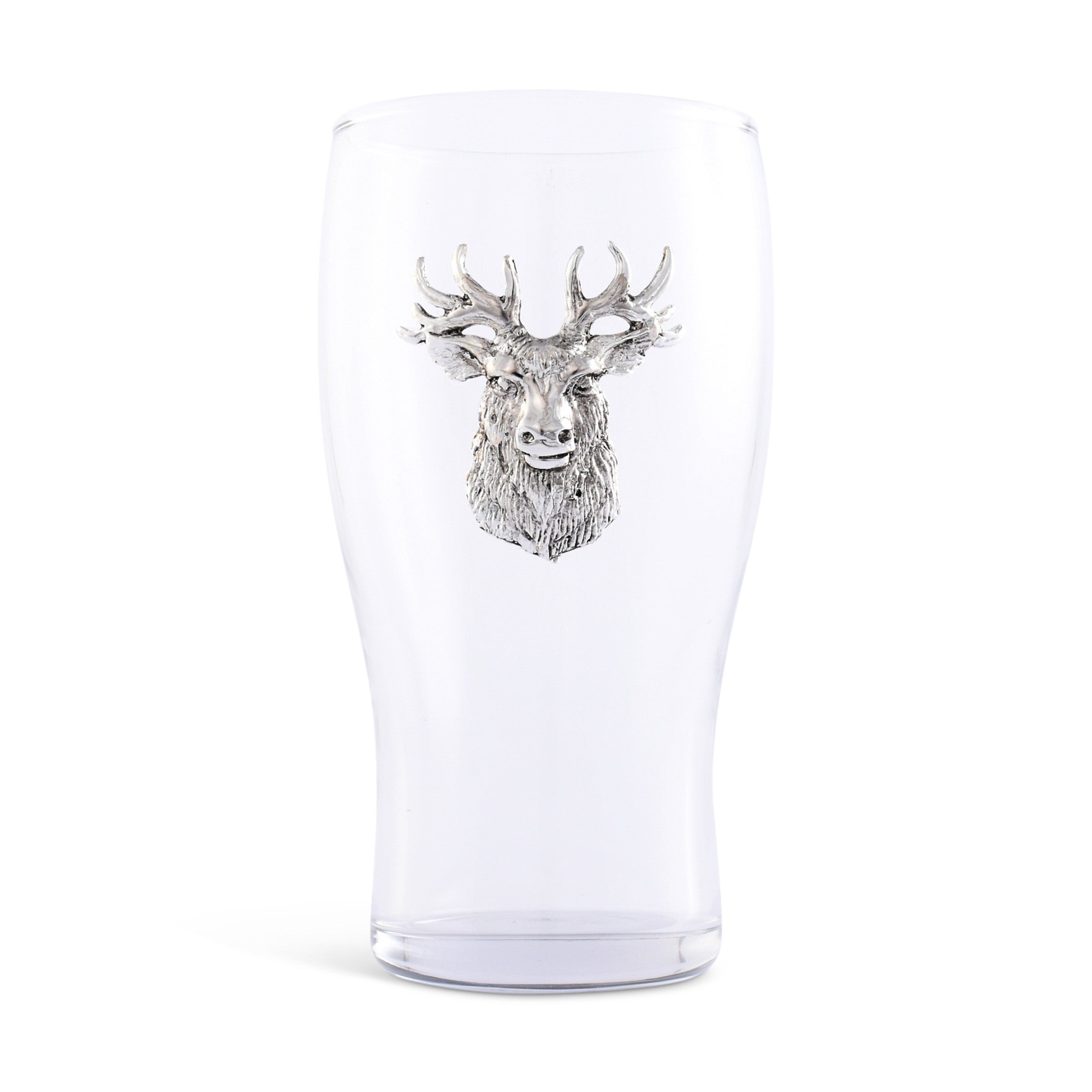 Arthur Court Serveware Arthur Court Elk Head Beer Pint Glasses - Set of 4