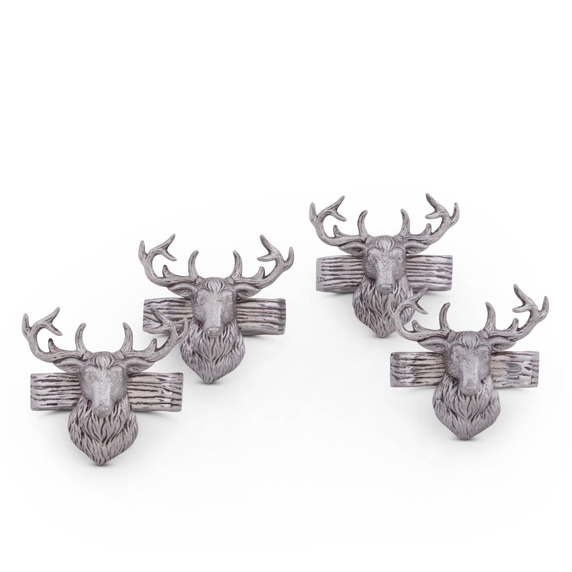 Arthur Court Giftware Arthur Court Elk Head Napkin Rings