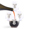Arthur Court Serveware Arthur Court Elk Head Stemless Wine Glasses - Set of 4