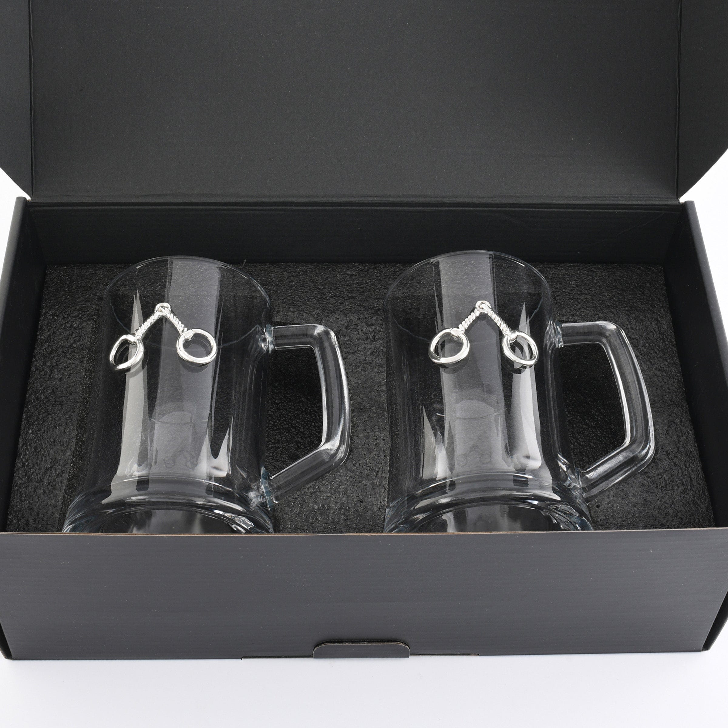 Arthur Court Serveware Arthur Court Equestrian Bit Beer Mugs - Set of 2