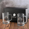 Arthur Court Serveware Arthur Court Equestrian Bit Beer Mugs - Set of 2