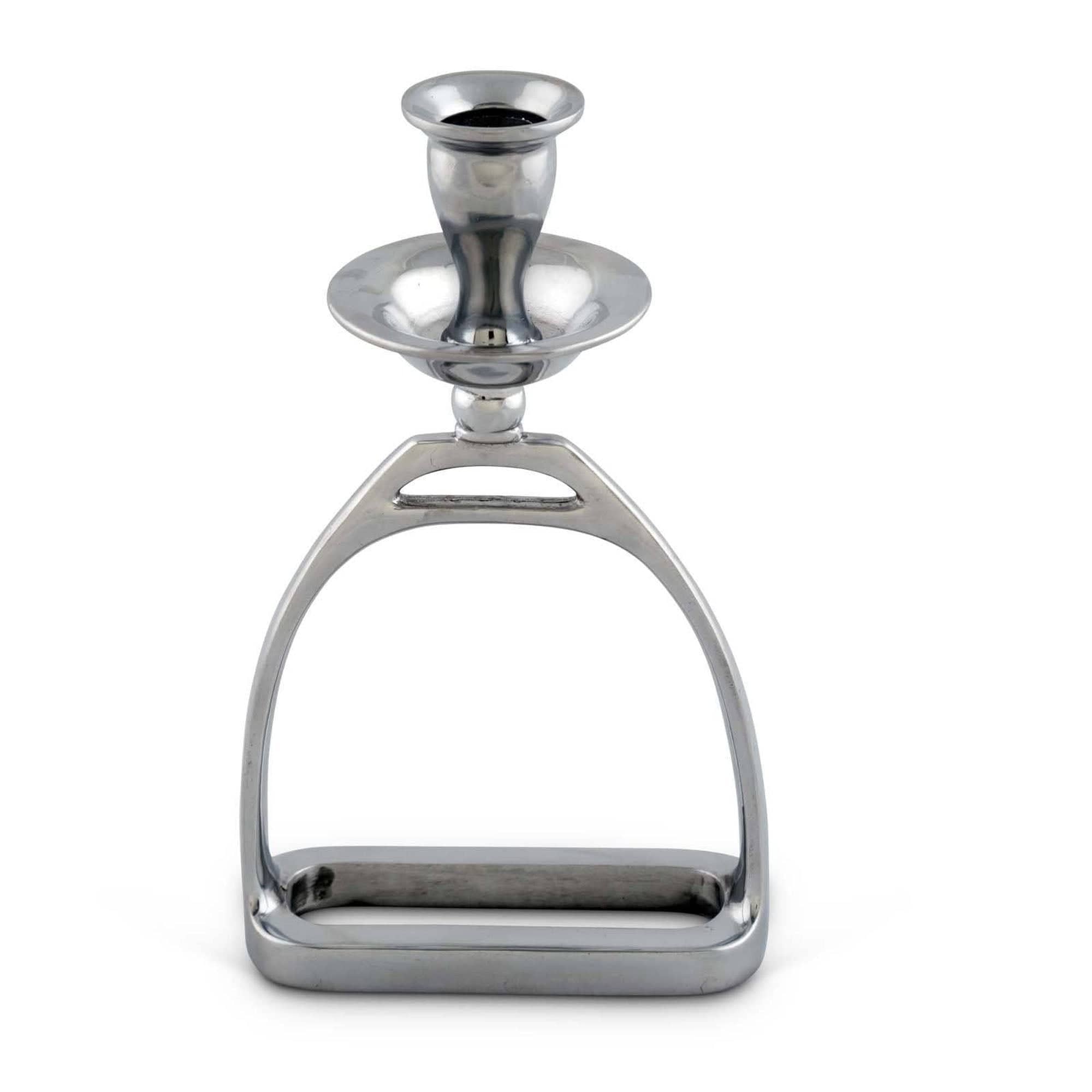 Arthur Court Giftware Arthur Court Equestrian Stirrup Candlestick