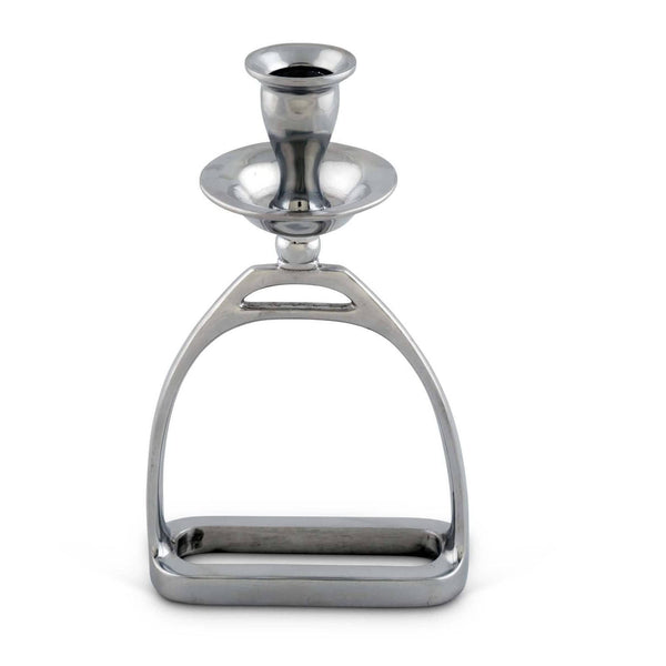 Arthur Court Giftware Arthur Court Equestrian Stirrup Candlestick