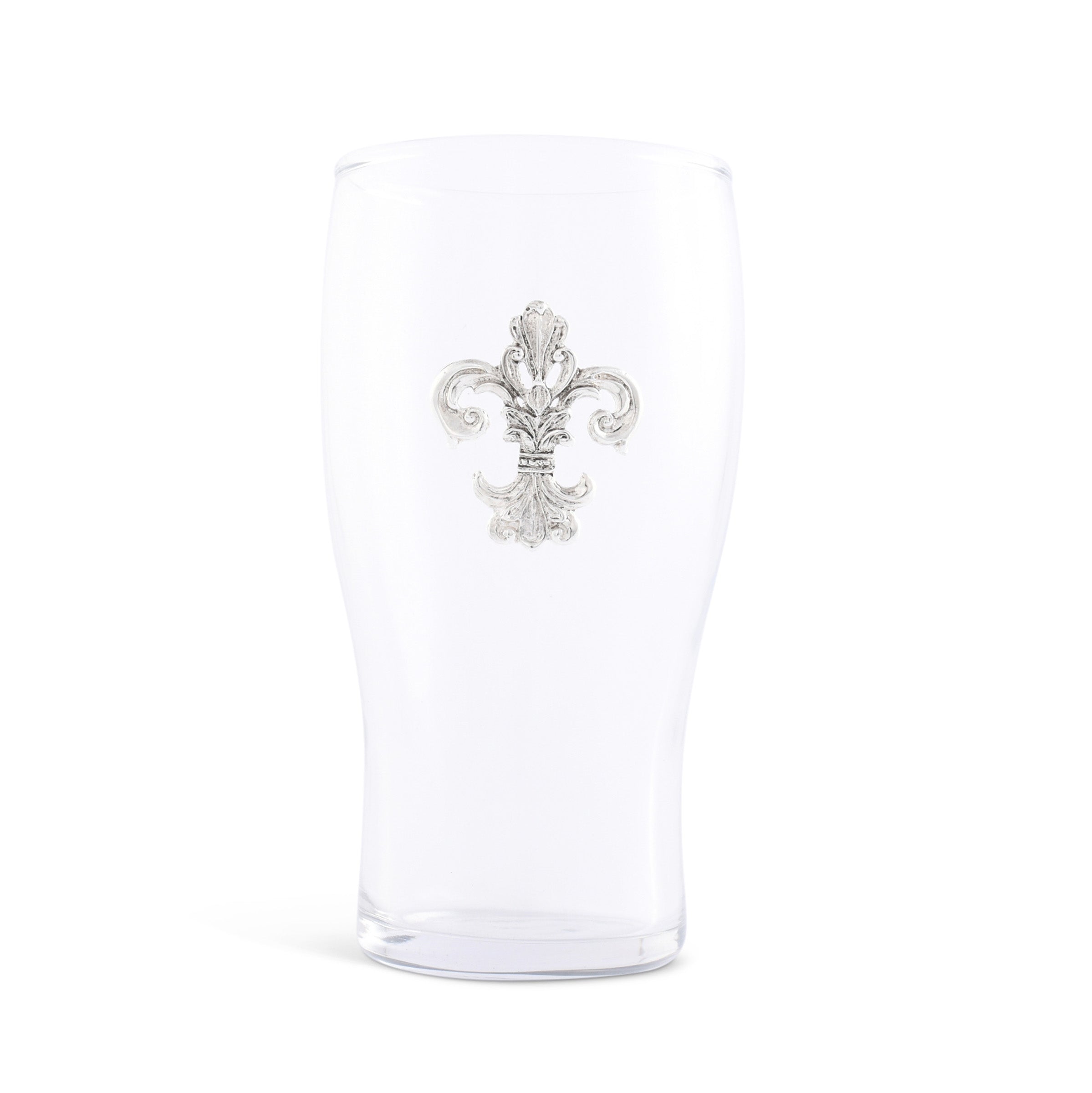 Arthur Court Serveware Arthur Court Fleur de Lis Beer Pint Glasses - Set of 4