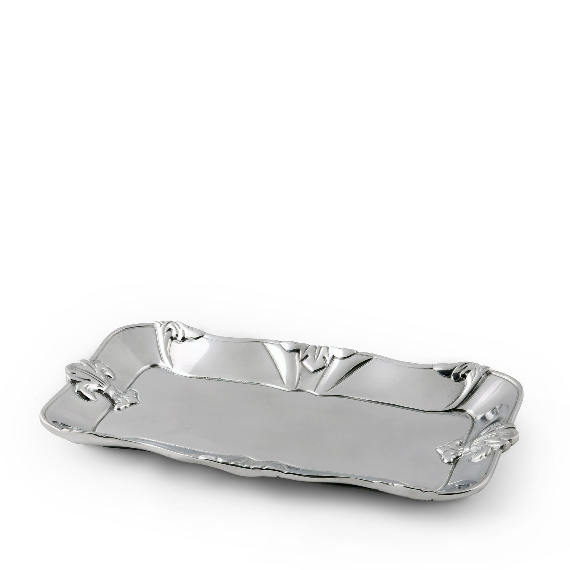 Arthur Court Serveware Arthur Court Fleur-De-Lis Bread Tray 6x12