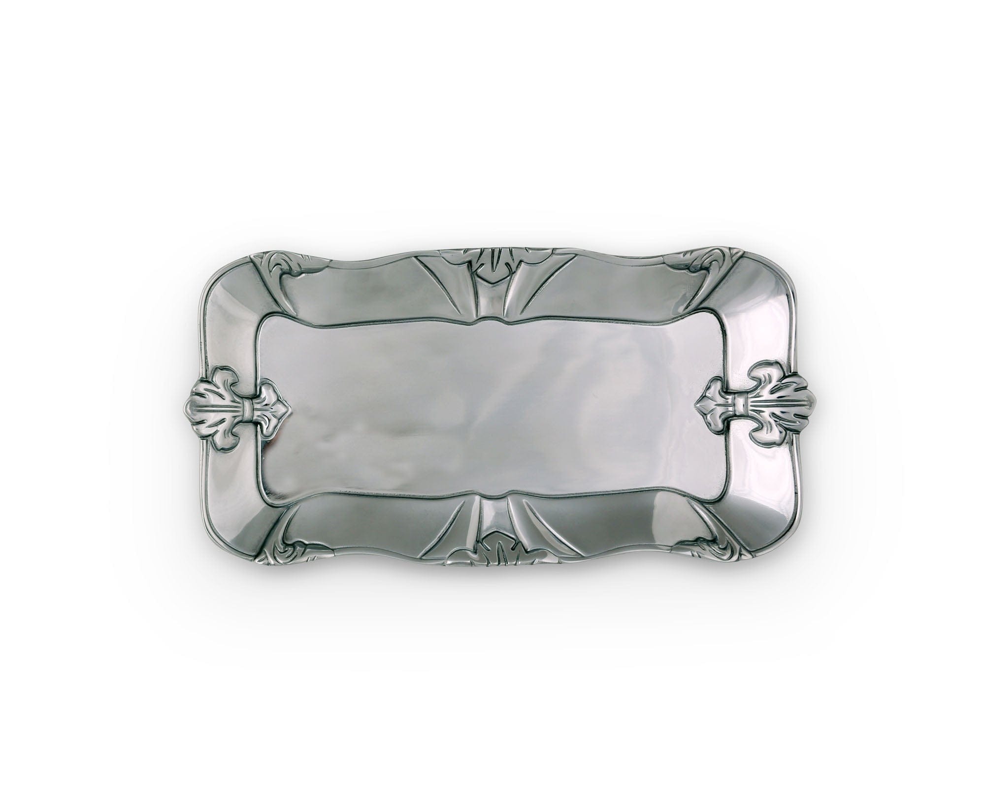 Arthur Court Serveware Arthur Court Fleur-De-Lis Bread Tray 6x12