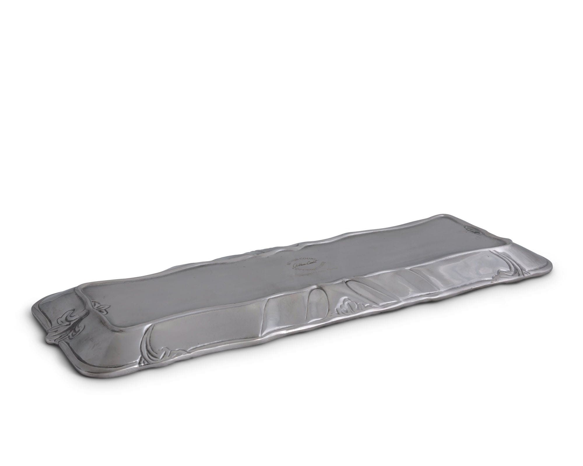 Arthur Court Serveware Arthur Court Fleur-De-Lis Oblong Tray 18"