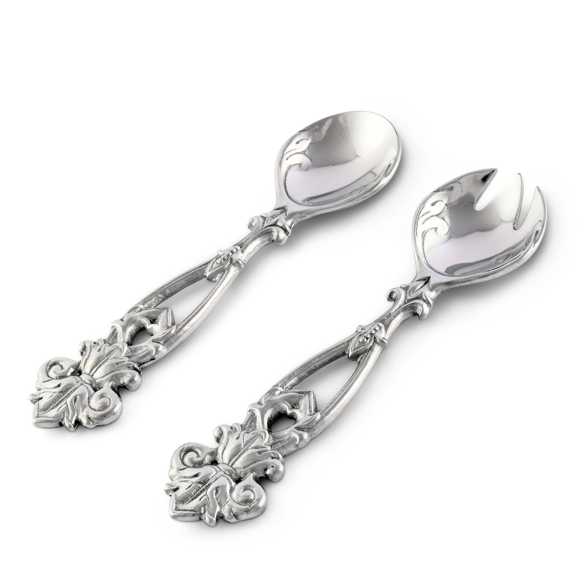 Arthur Court Serveware Arthur Court Fleur-De-Lis Open Serving Set