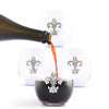 Arthur Court Serveware Arthur Court Fleur de Lis Stemless Wine Glasses - Set of 4