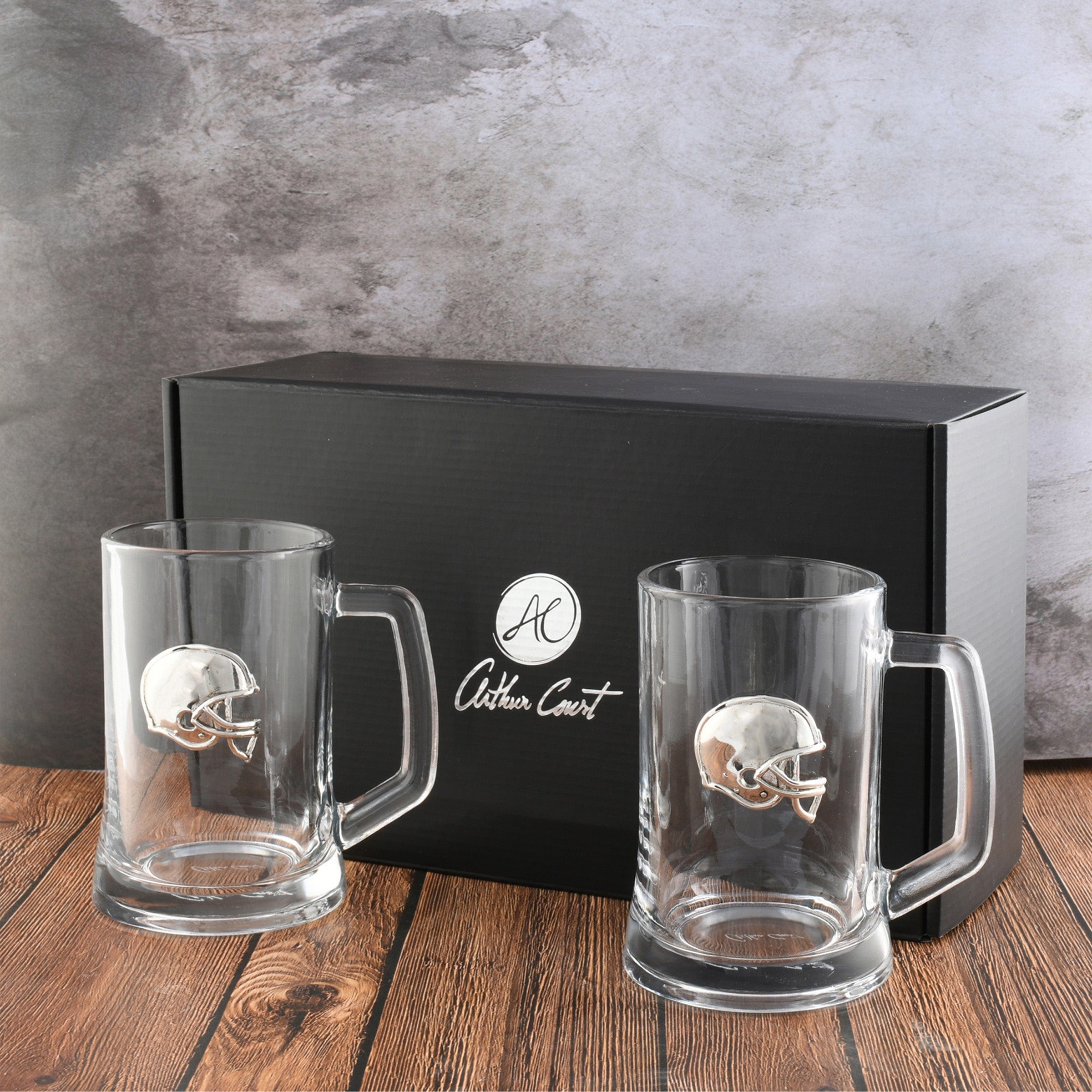 Arthur Court Serveware Arthur Court Football Beer Mugs - Set of 2