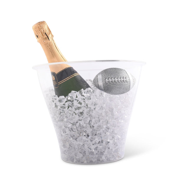 Arthur Court Giftware Arthur Court Football Handle Acrylic Ice Bucket