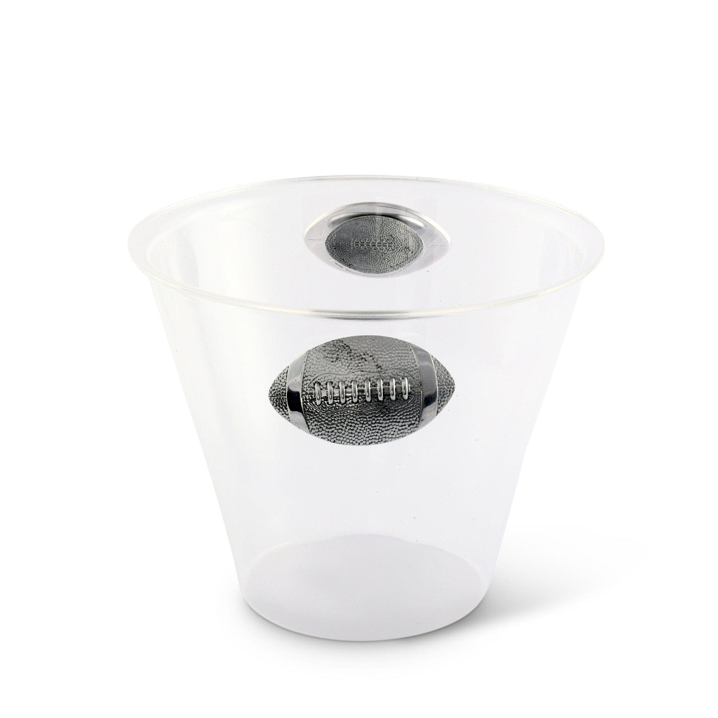 Arthur Court Giftware Arthur Court Football Handle Acrylic Ice Bucket