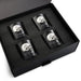 Arthur Court Giftware Arthur Court Football Helmet Bar Glasses Set of 4