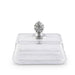 Arthur Court Serveware Arthur Court Glass Butter Dish - Concho