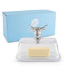 Arthur Court Serveware Arthur Court Glass Butter Dish - Cow