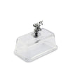 Arthur Court Serveware Arthur Court Glass Butter Dish - Elk