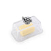 Arthur Court Serveware Arthur Court Glass Butter Dish - Grape