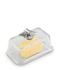 Arthur Court Serveware Arthur Court Glass Butter Dish- Shell
