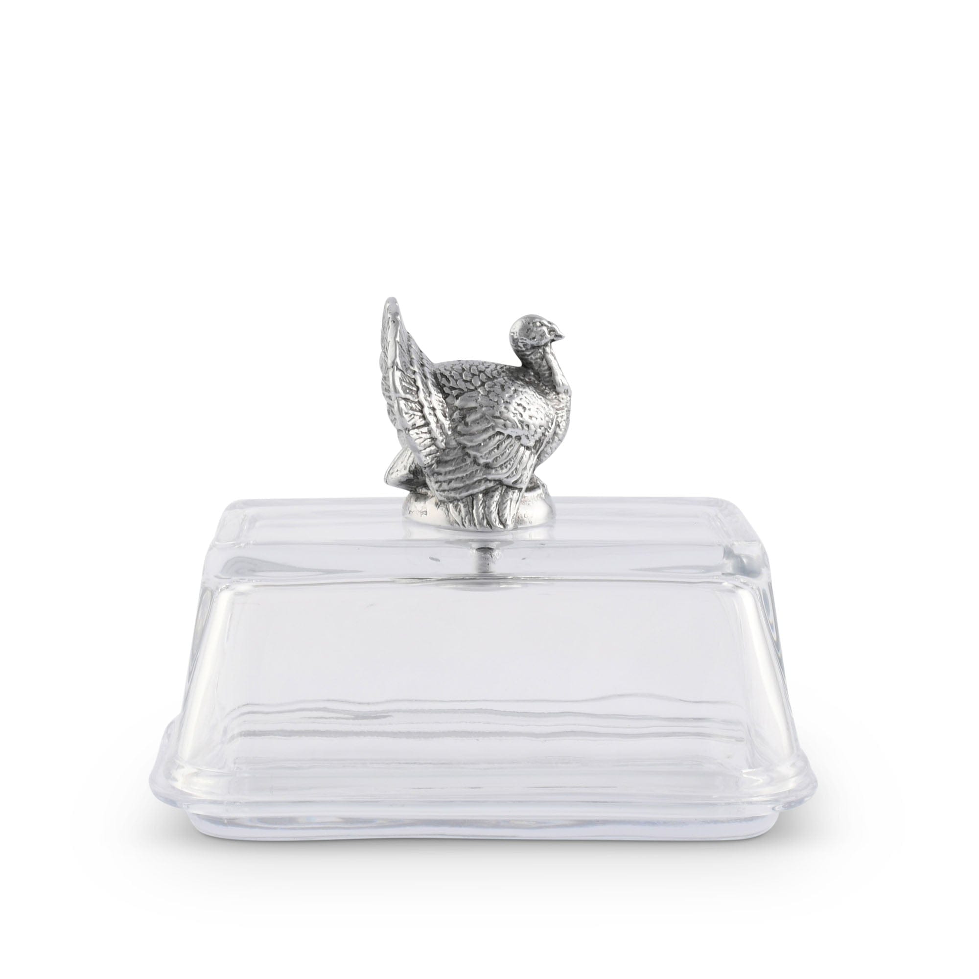 Arthur Court Serveware Arthur Court Glass Butter Dish - Turkey