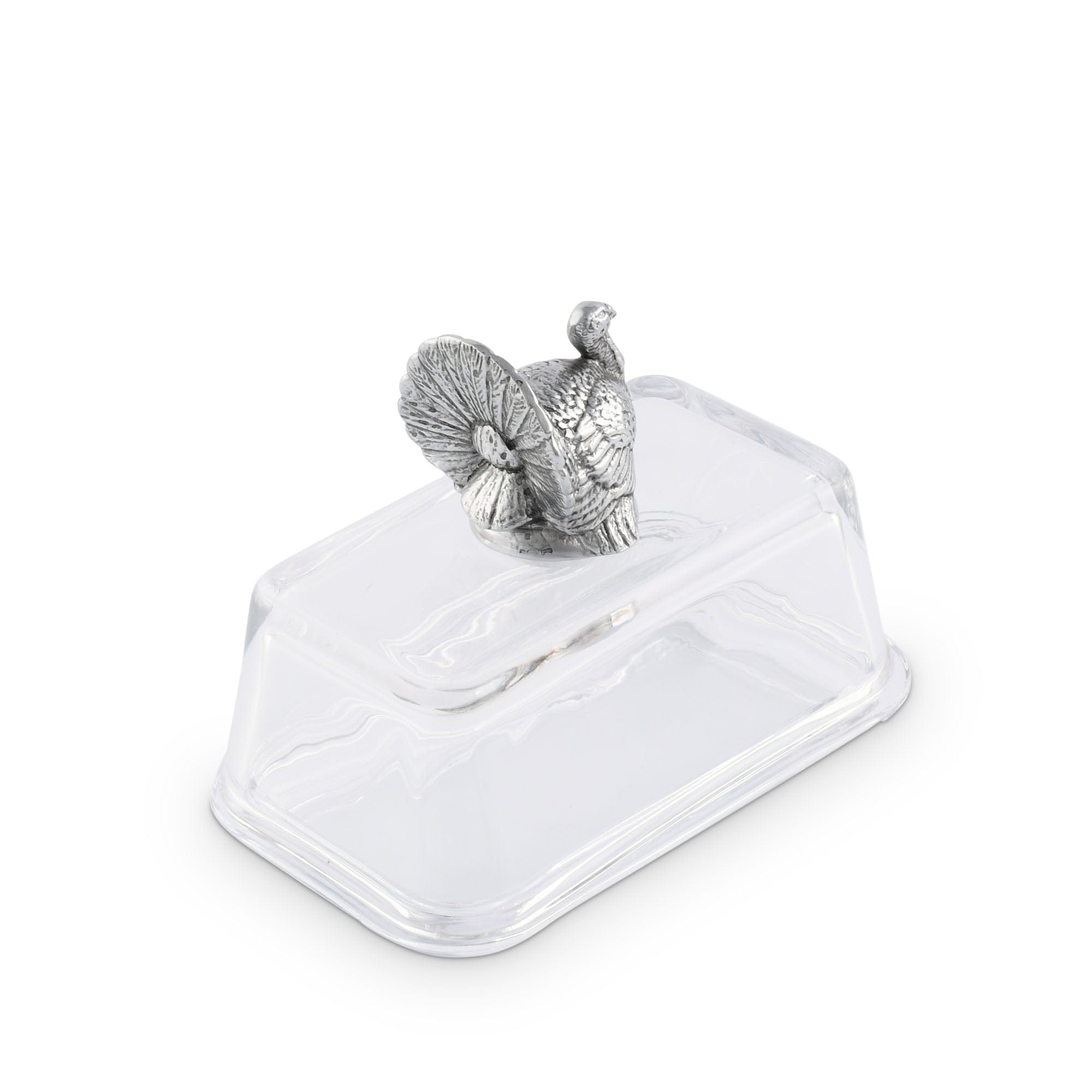 Arthur Court Serveware Arthur Court Glass Butter Dish - Turkey