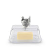 Arthur Court Serveware Arthur Court Glass Butter Dish - Turkey