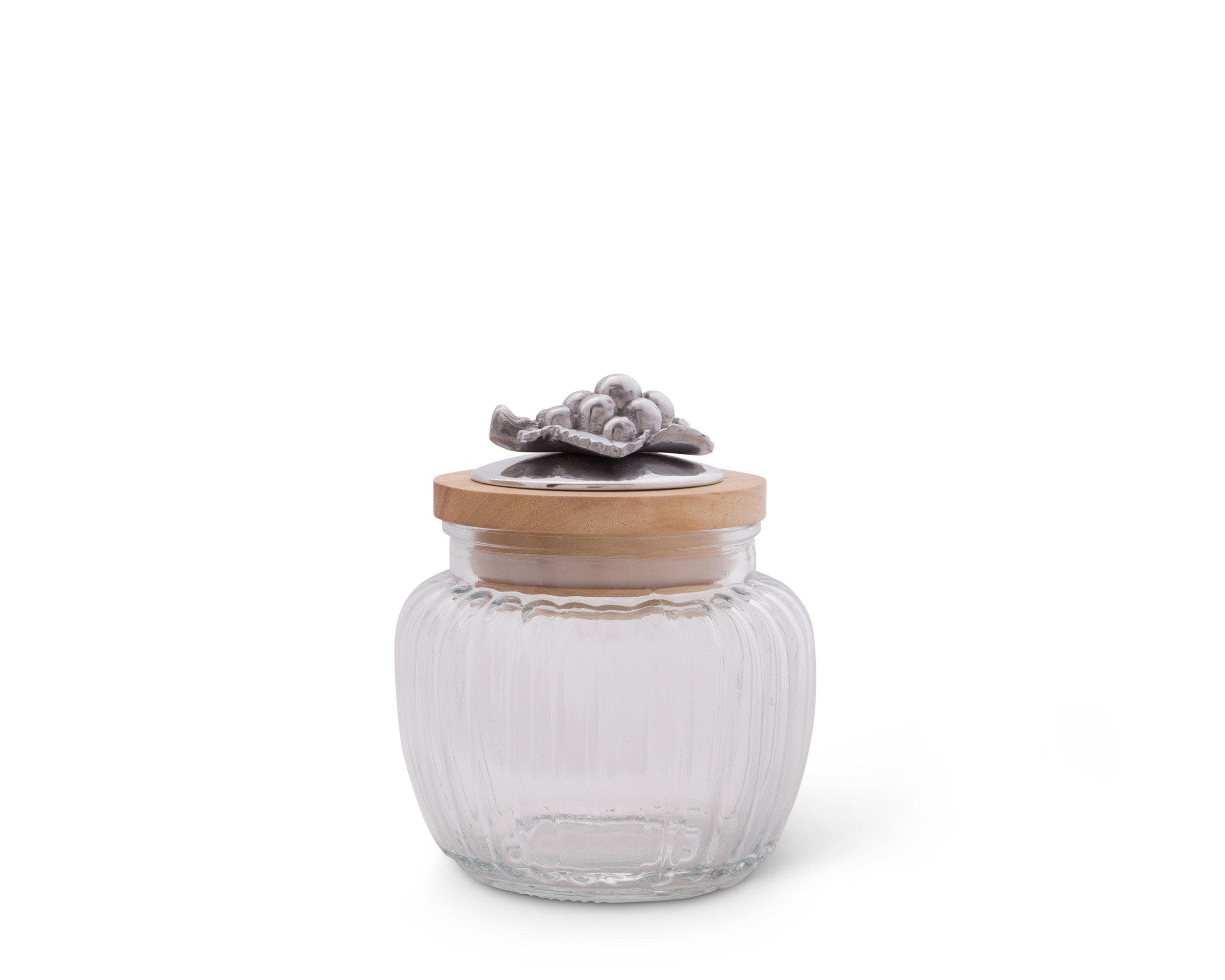 Arthur Court Giftware Arthur Court Grape Glass Canister Small