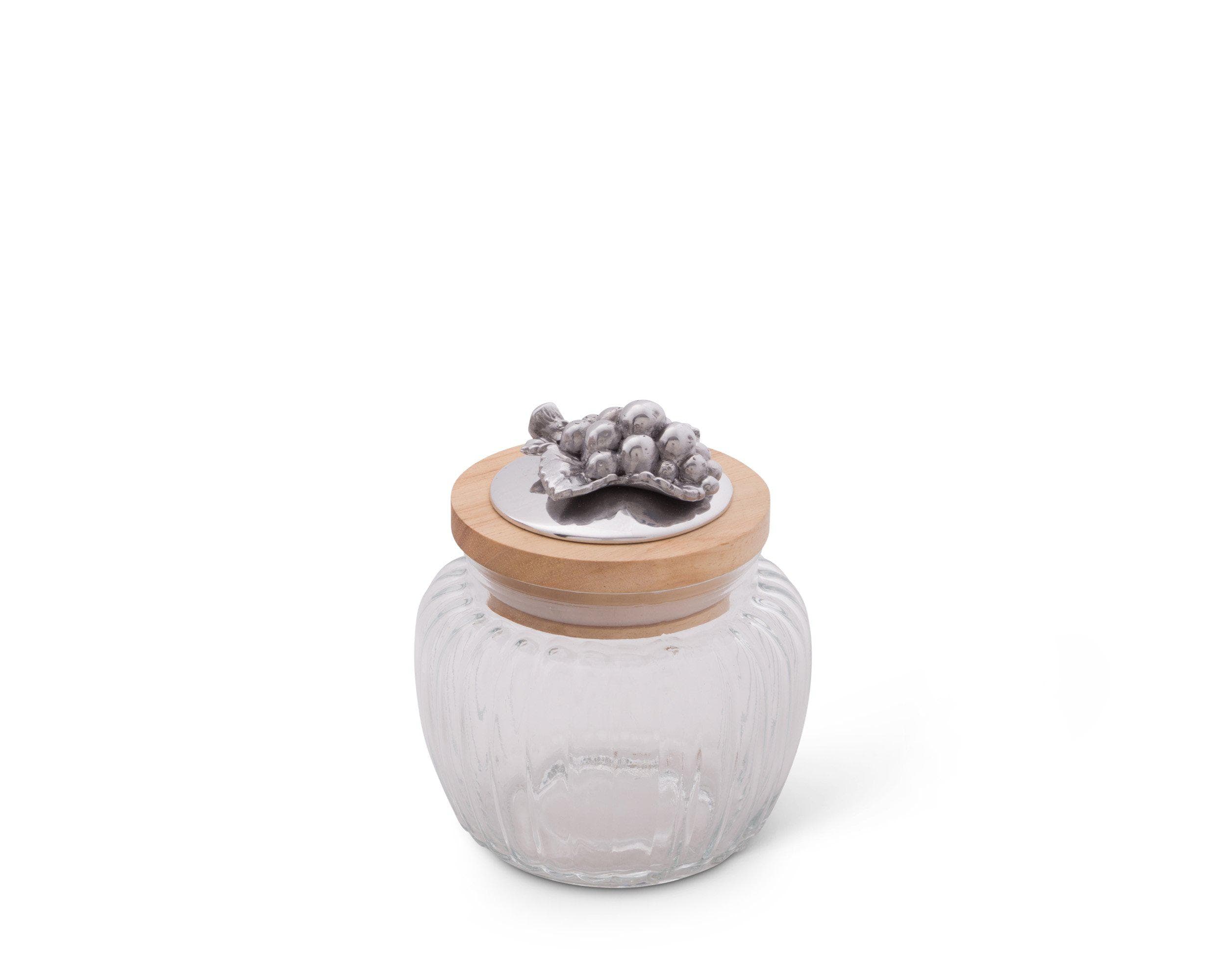 Arthur Court Giftware Arthur Court Grape Glass Canister Small