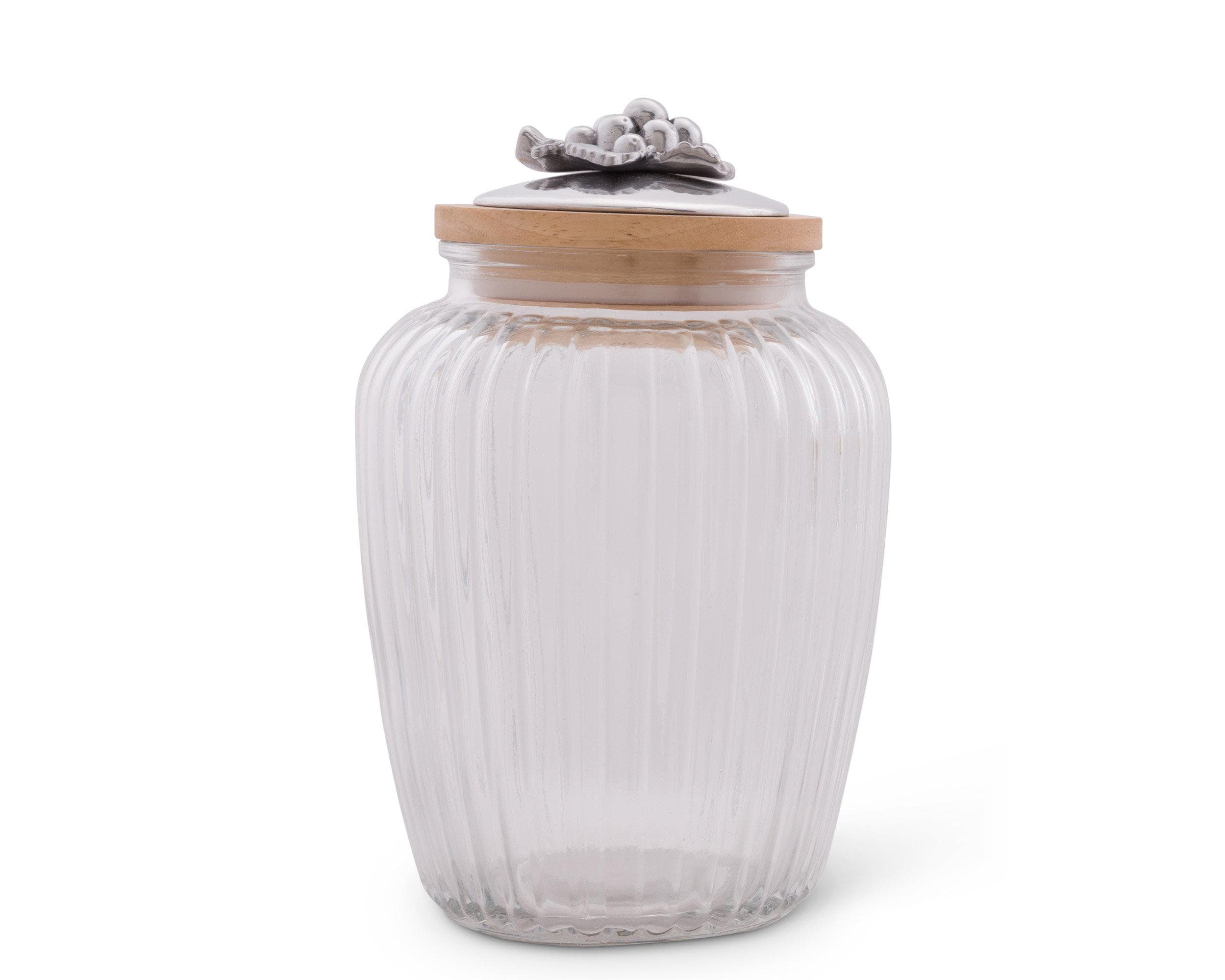 Arthur Court Giftware Arthur Court Grape Glass Canister Small