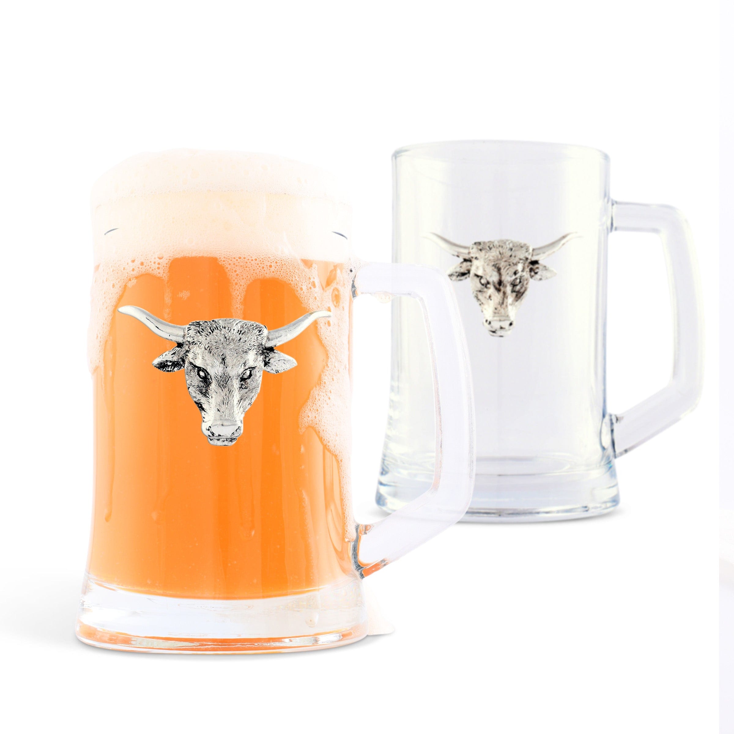Arthur Court Serveware Arthur Court Longhorn Beer Mugs - Set of 2