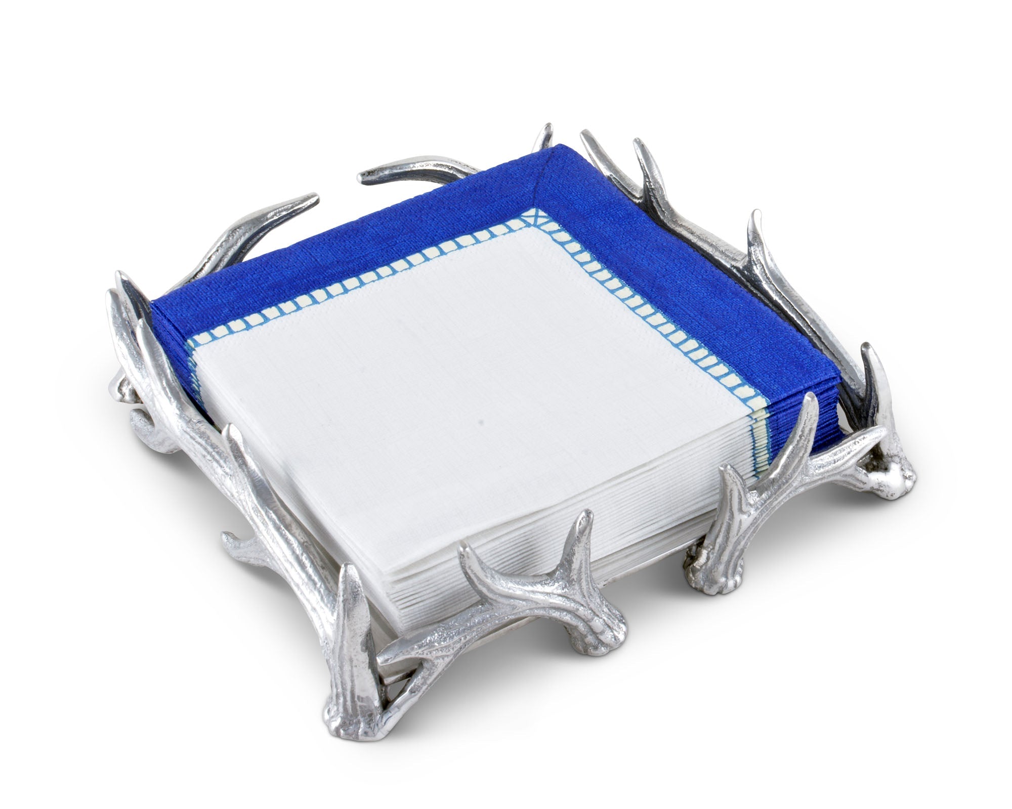 Arthur Court Giftware Arthur Court Luncheon Napkin Box - Antler