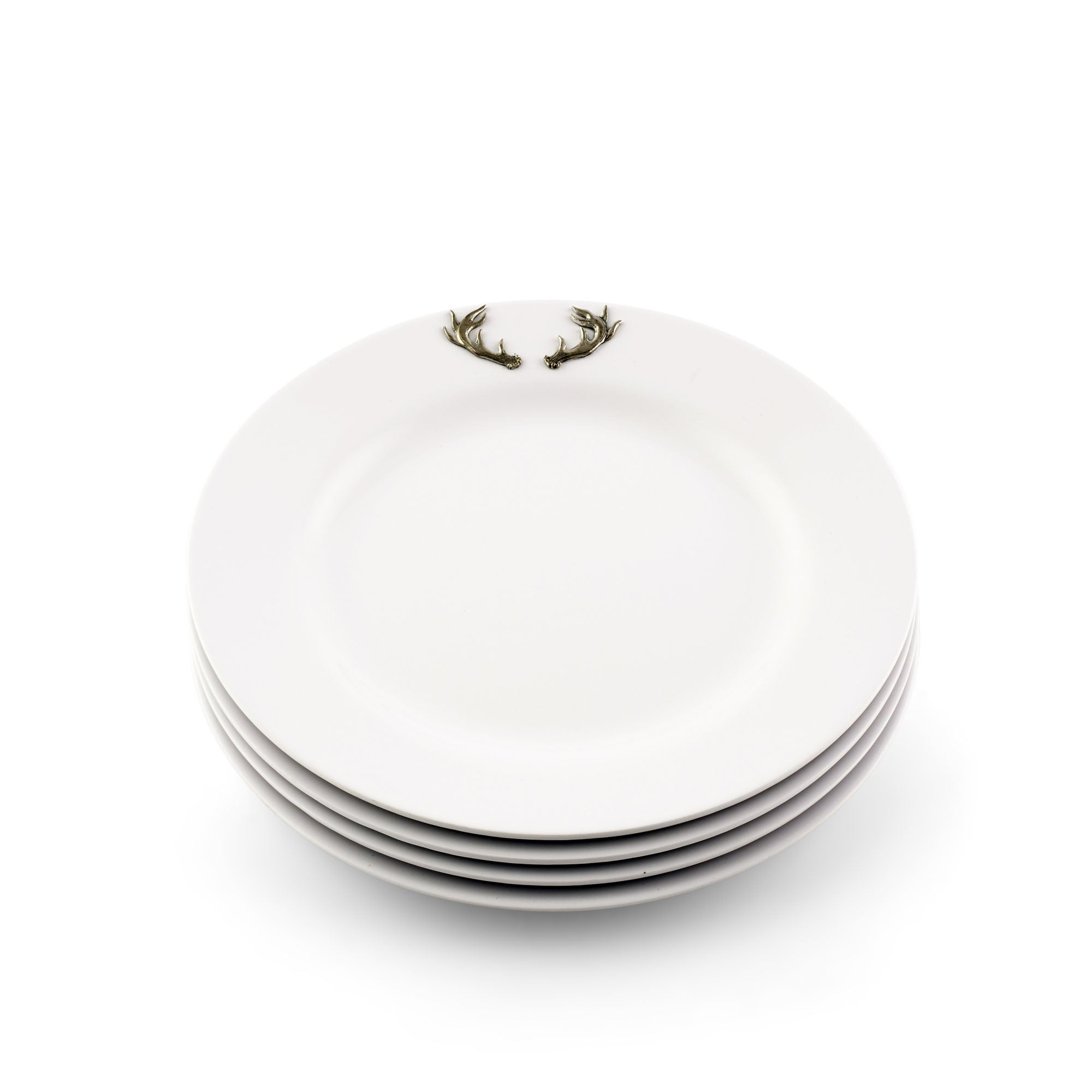 Arthur Court Serveware Arthur Court Melamine Lunch Plates (4) - Antlers