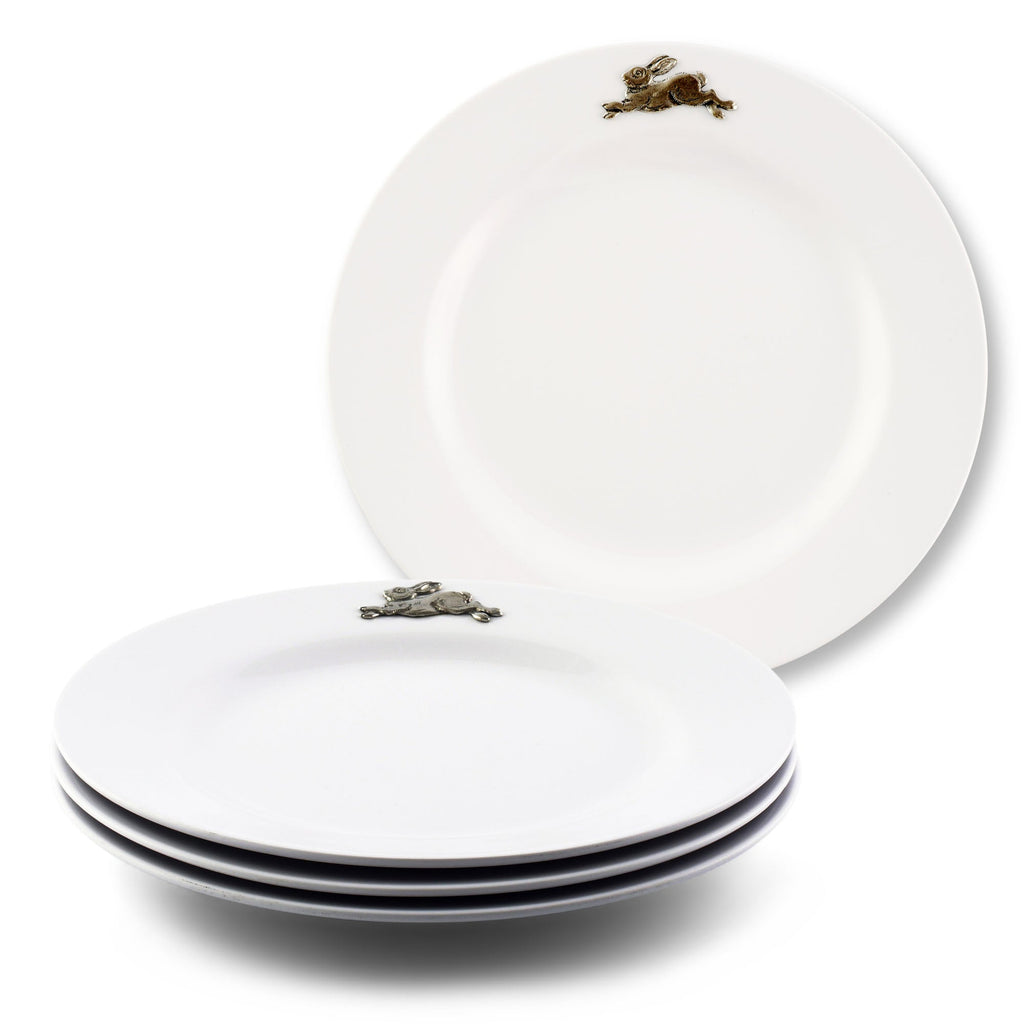 Arthur Court Melamine Lunch Plates (4) - Rabbit