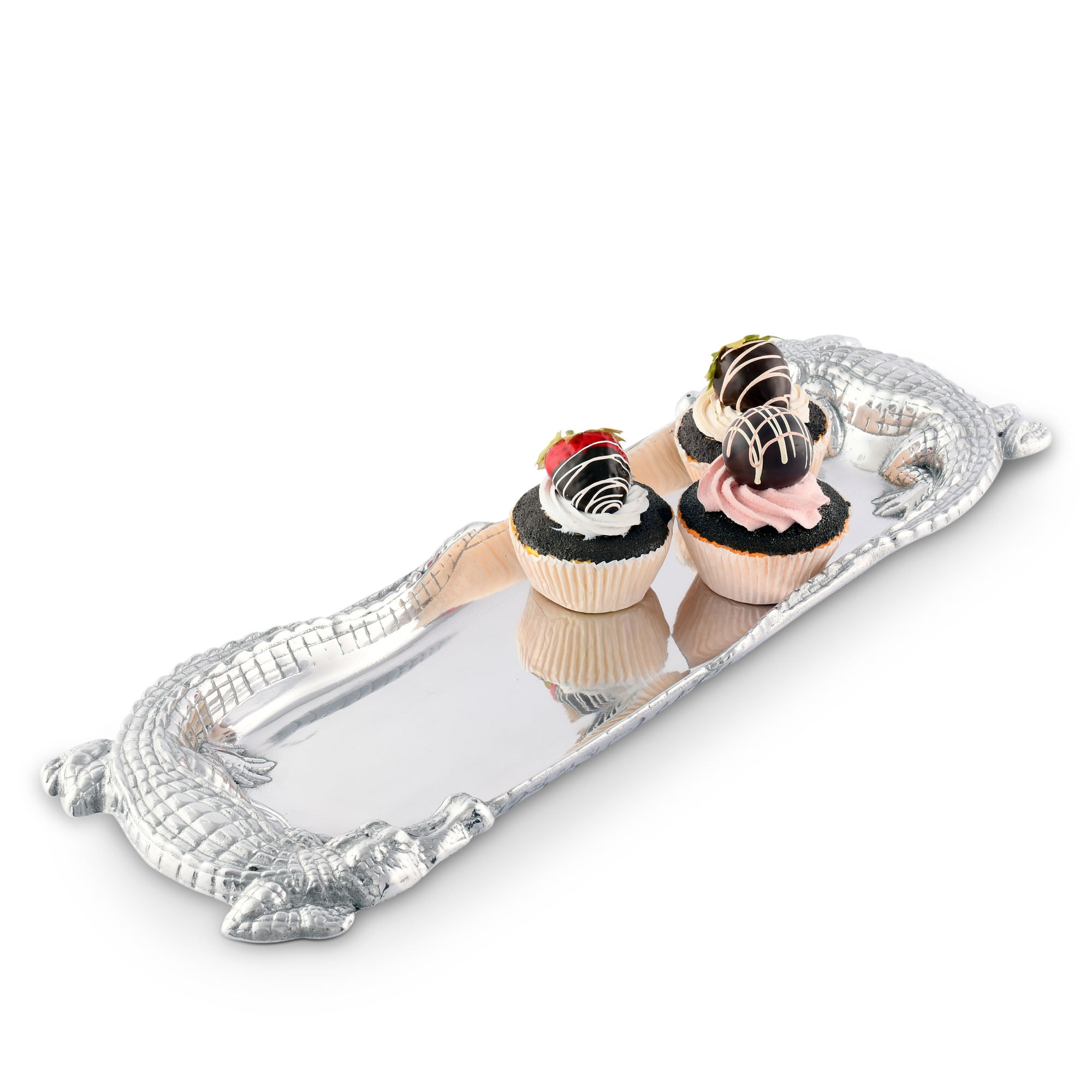 Arthur Court Serveware Arthur Court Oblong Tray - Alligator Figural