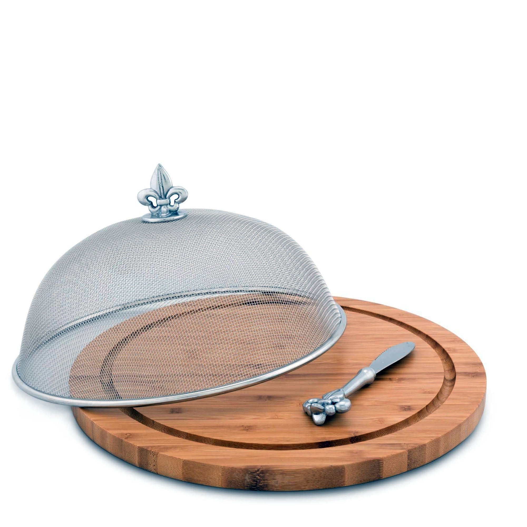 Arthur Court Serveware Arthur Court Picnic Cheese Board / Spreader - Fleur de Lis