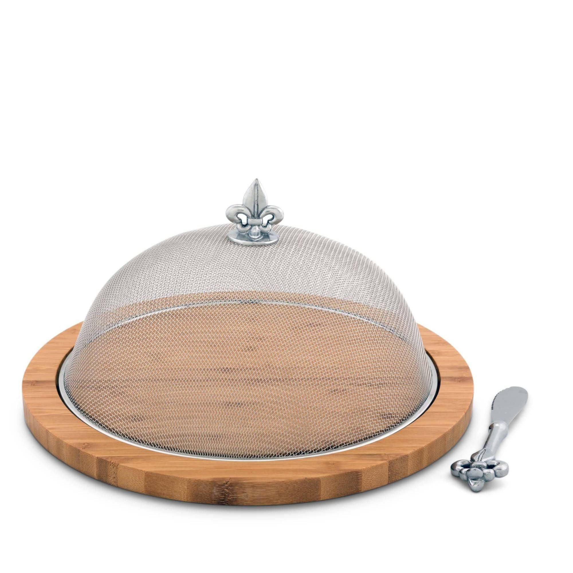 Arthur Court Serveware Arthur Court Picnic Cheese Board / Spreader - Fleur de Lis