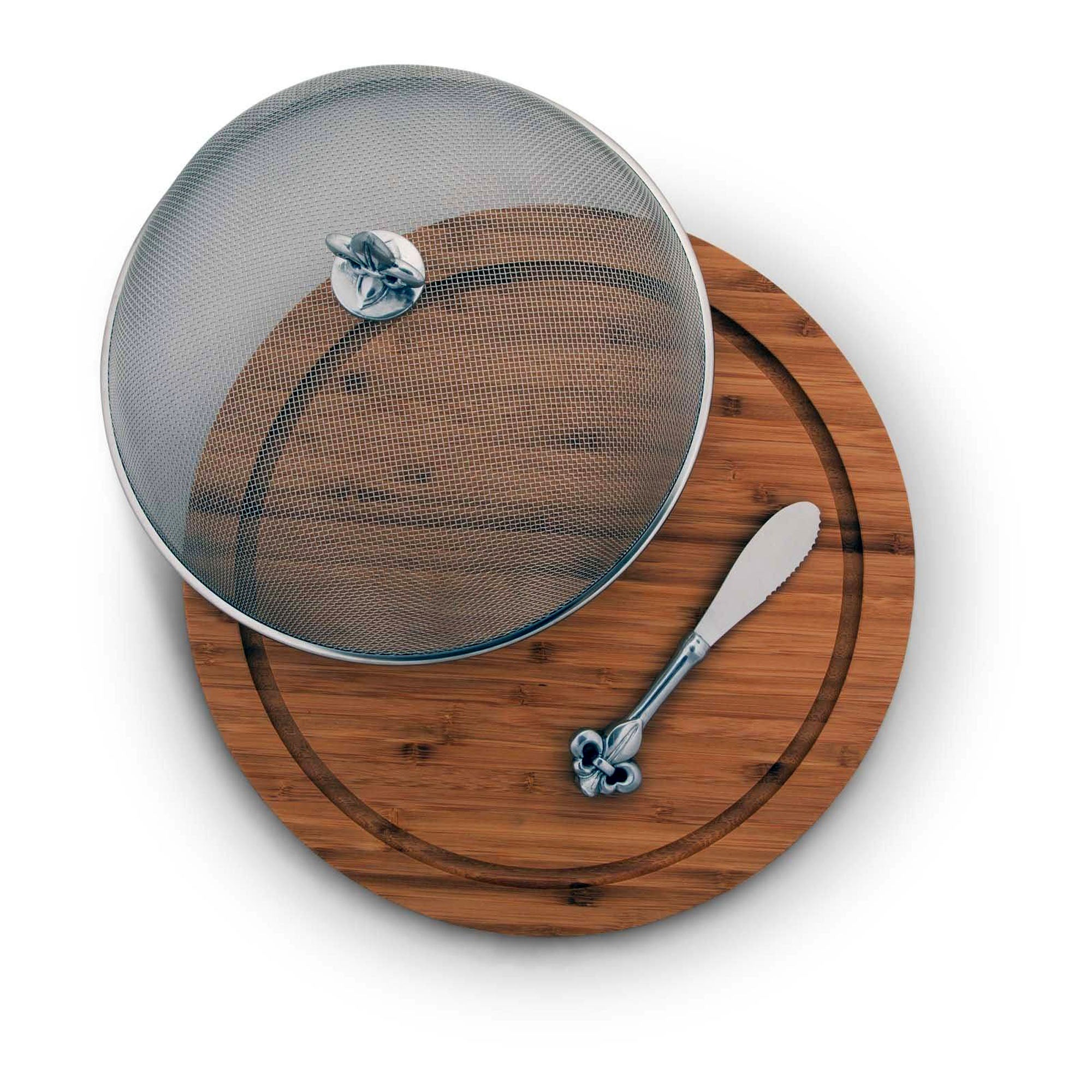 Arthur Court Serveware Arthur Court Picnic Cheese Board / Spreader - Fleur de Lis