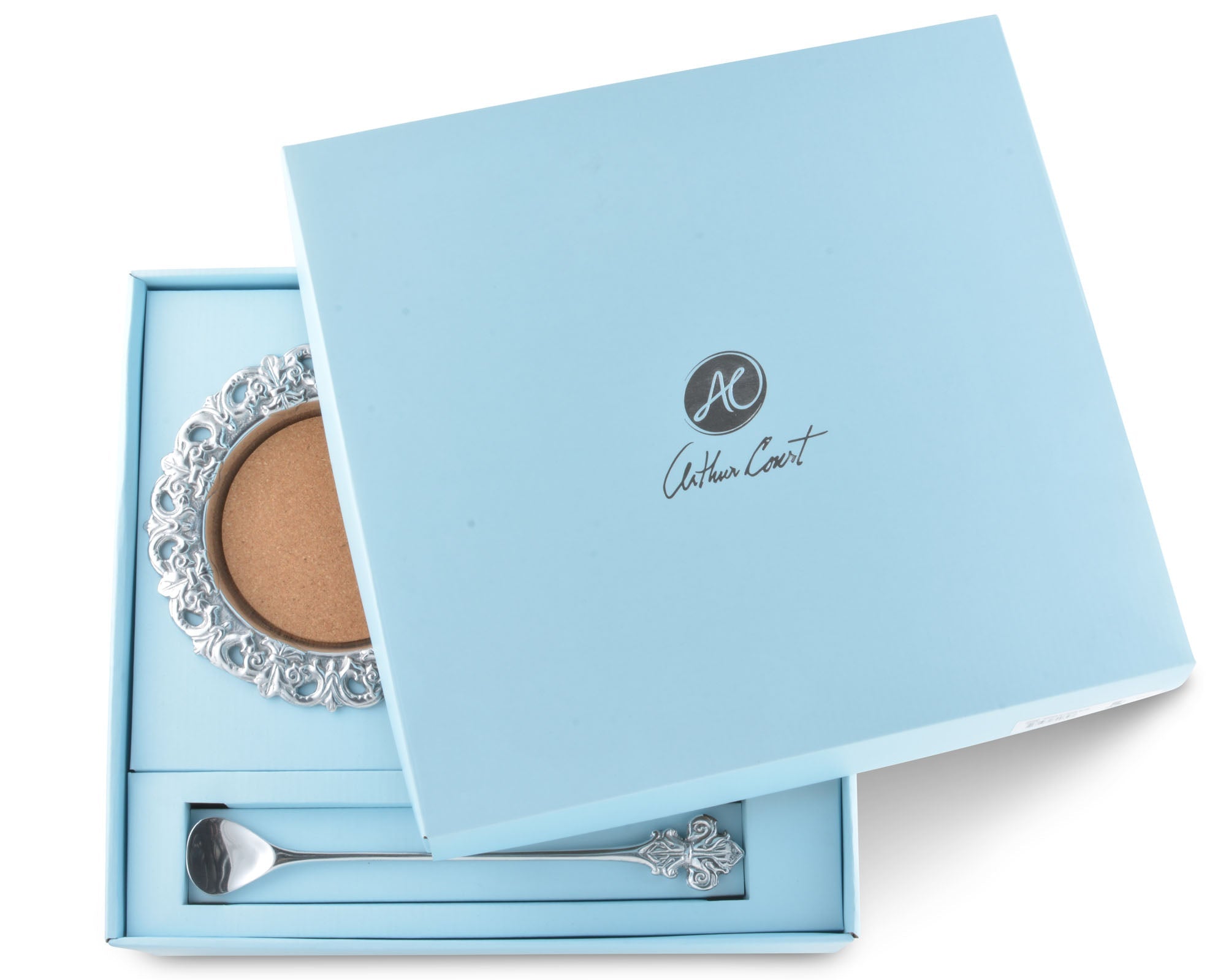 Arthur Court Serveware Arthur Court Pitcher Set - Fleur-De-Lis