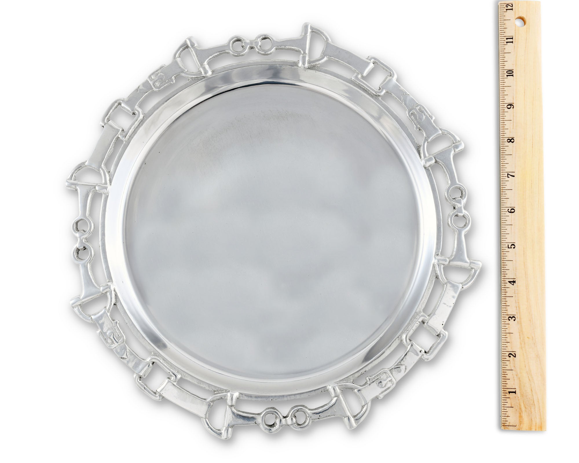 Arthur Court Serveware Arthur Court Round Tray 12 inches  - Equestrian